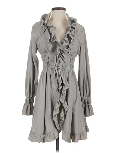 Pre-owned Premise Trenchcoat In Gray