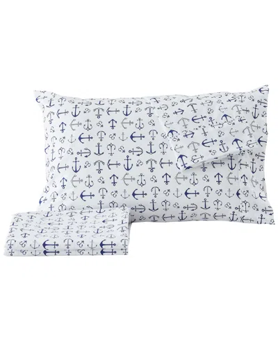 Premium Comforts Coastal Printed Microfiber 3-pc. Sheet Set, Twin In Coastal - Anchor