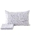 Premium Comforts Floral Printed Microfiber 4-pc. Sheet Set, King In Colorful Floral - Lavender