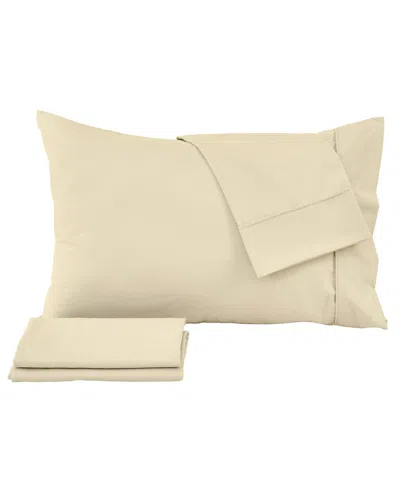 Premium Comforts Solid Microfiber Ultra Soft 3-pc. Sheet Set, Twin In Natural