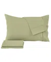 Premium Comforts Solid Microfiber Ultra Soft 3-pc. Sheet Set, Twin In Sage
