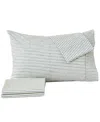 Premium Comforts Striped Wrinkle Resistant Microfiber 3-pc. Sheet Set, Twin In Stripe - Blue