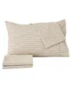 Premium Comforts Striped Wrinkle Resistant Microfiber 4-pc. Sheet Set, Queen In Stripe - Taupe