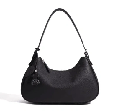 Prenelove Women's New: Gaspe Genuine Leather Handbag - Black