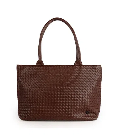 Prenelove Women's New: Mahone Vegan Leather Tote - Brown