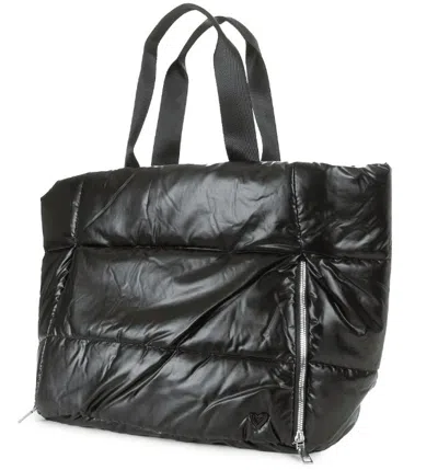 Prenelove Women's Panorama Puffer Large Totes - Black