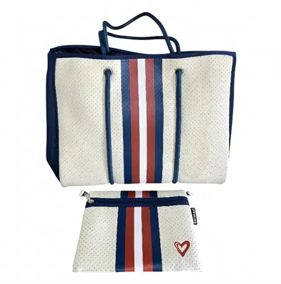 Prenelove Women's Tote Bag In Stripe In Multi