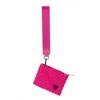 Prenelove Women's Windsor Card Case/wristlet Bag In Magenta In Pink