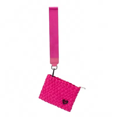 Prenelove Women's Windsor Card Case/wristlet Bag In Magenta In Pink