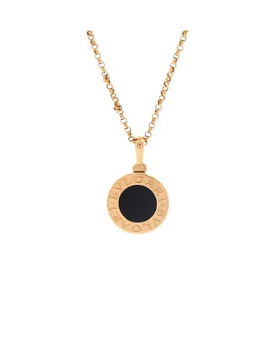 Pre-owned Pre-owned Bvlgari  Bvlgari Bvlgari Bvlgari Pendant Necklace 18k Gold With Onyx, 18
