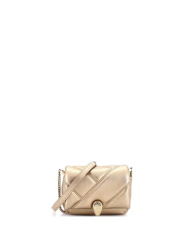 Pre-owned Pre-owned Bvlgari  Bvlgari Micro Serpenti Cabochon Shoulder Bag Diagonal Quilted Leather In Gold
