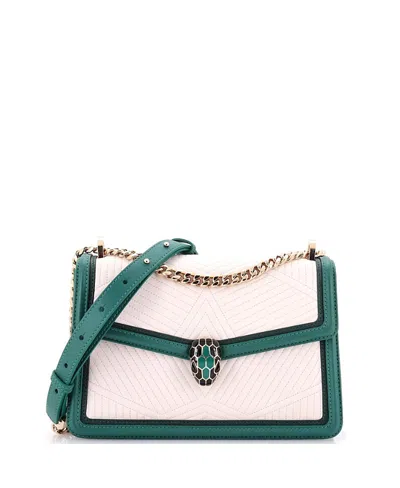 Pre-owned Pre-owned Bvlgari  Bvlgari Small Serpenti Forever Shoulder Bag Quilted Leather