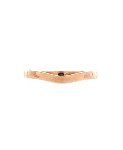 Pre-owned Pre-owned Cartier  Cartier 2mm Ballerina Ring 18k Rose Gold In Pink