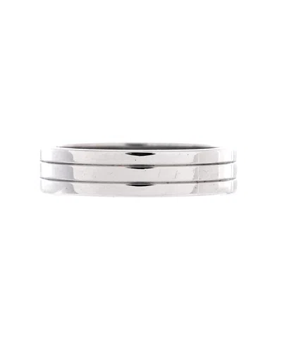 Pre-owned Pre-owned Cartier  Cartier 4.8mm Vendome Louis Cartier Wedding Band Ring 18k White Gold