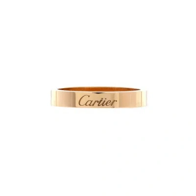 Pre-owned Cartier  Cartier C De Cartier Wedding Band Ring 18k Yellow Gold 3mm
