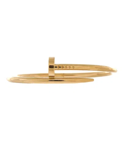 Pre-owned Pre-owned Cartier  Cartier Classic Juste Un Clou Bracelet 18k Gold