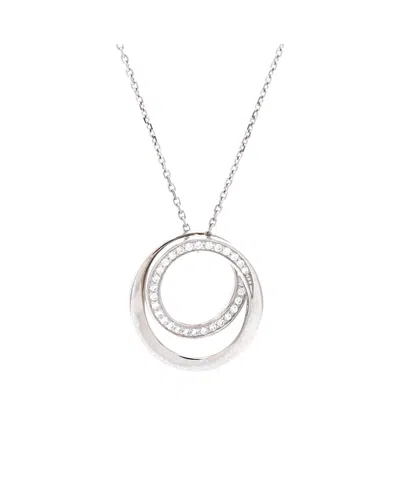 Pre-owned Pre-owned Cartier  Cartier Etincelle De Cartier Pendant Necklace 18k White Gold With Diamonds, 16.25
