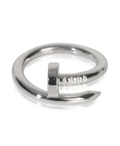 Pre-owned Pre-owned Cartier  Cartier Juste Un Clou 18k White Gold Ring