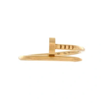 Pre-owned Cartier  Cartier Juste Un Clou Ring 18k Yellow Gold Small