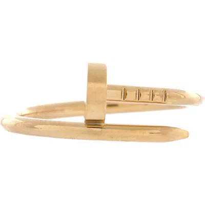 Pre-owned Cartier  Cartier Juste Un Clou Ring 18k Yellow Gold Small