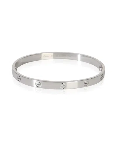Pre-owned Pre-owned Cartier  Cartier Love 18k White Gold Bracelet