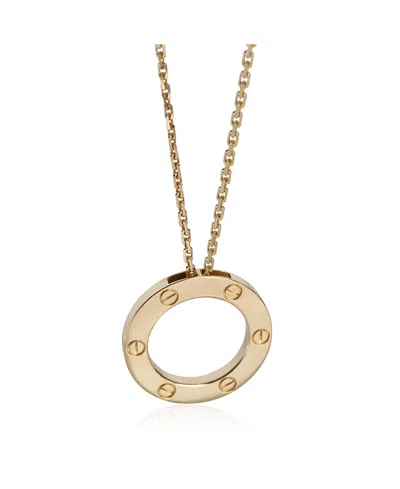 Pre-owned Pre-owned Cartier  Cartier Love 18k Yellow Gold Necklace