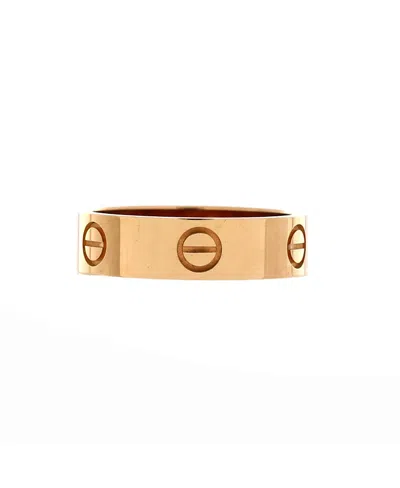 Pre-owned Pre-owned Cartier  Cartier Love Band Ring 18k Gold