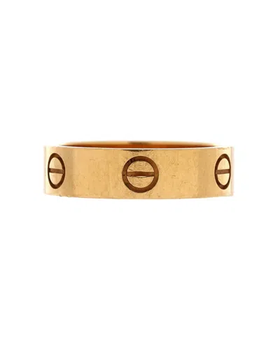 Pre-owned Pre-owned Cartier  Cartier Love Band Ring 18k Gold