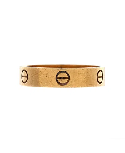 Pre-owned Pre-owned Cartier  Cartier Love Band Ring 18k Gold