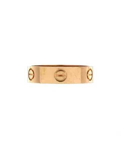 Pre-owned Pre-owned Cartier  Cartier Love Band Ring 18k Gold