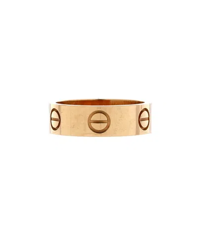 Pre-owned Pre-owned Cartier  Cartier Love Band Ring 18k Gold