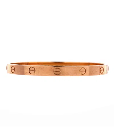 Pre-owned Pre-owned Cartier  Cartier Love Bracelet 18k Rose Gold In Pink