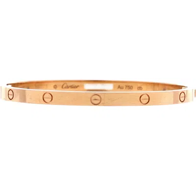 Pre-owned Cartier  Cartier Love Bracelet 18k Rose Gold Small