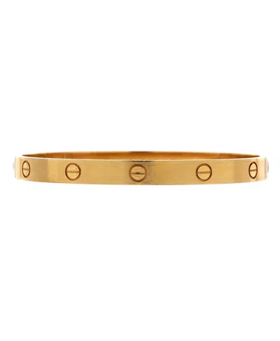 Pre-owned Pre-owned Cartier  Cartier Love Bracelet Brushed 18k Gold