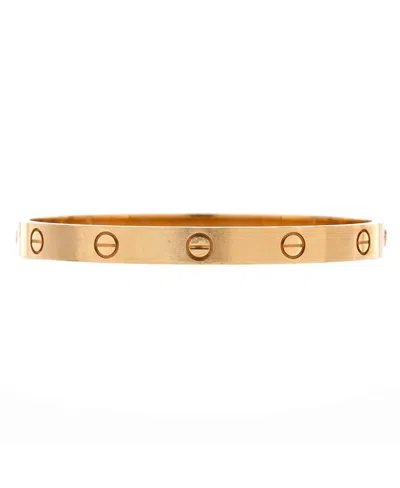 Pre-owned Pre-owned Cartier  Cartier Love Bracelet Brushed 18k Gold