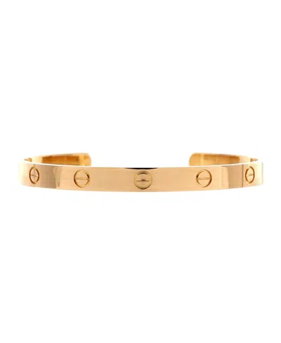 Pre-owned Pre-owned Cartier  Cartier Love Cuff Bracelet 18k Gold