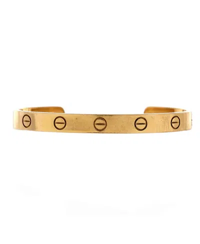 Pre-owned Pre-owned Cartier  Cartier Love Cuff Bracelet 18k Gold