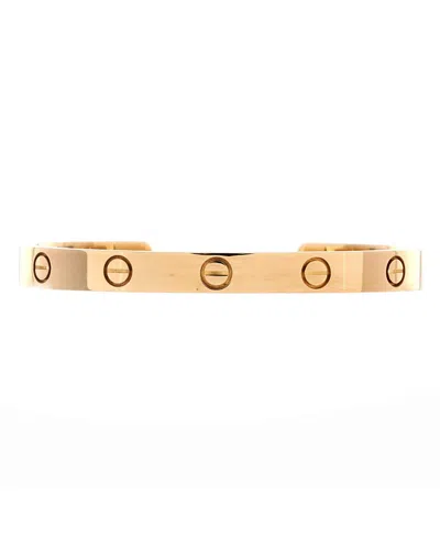 Pre-owned Pre-owned Cartier  Cartier Love Cuff Bracelet 18k Gold