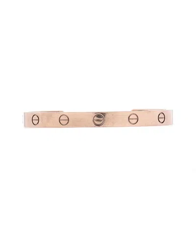 Pre-owned Pre-owned Cartier  Cartier Love Cuff Bracelet 18k White Gold