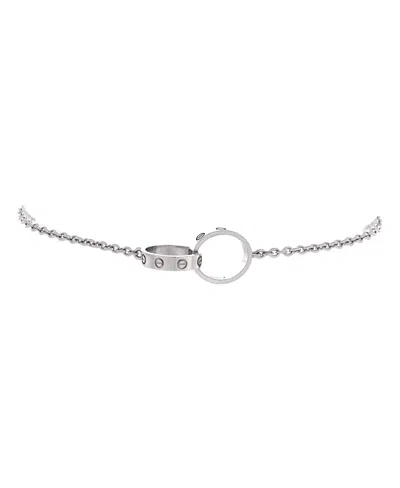 Pre-owned Pre-owned Cartier  Cartier Love Interlocking Bracelet 18k White Gold