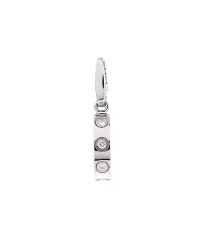 Pre-owned Pre-owned Cartier  Cartier Love Pendant Charm 18k White Gold With Diamonds