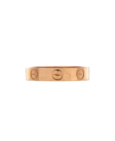 Pre-owned Pre-owned Cartier  Cartier Love Wedding Band Ring 18k Rose Gold