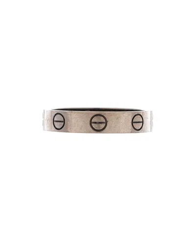 Pre-owned Pre-owned Cartier  Cartier Love Wedding Band Ring 18k White Gold