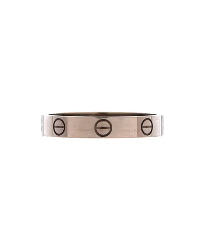 Pre-owned Pre-owned Cartier  Cartier Love Wedding Band Ring 18k White Gold