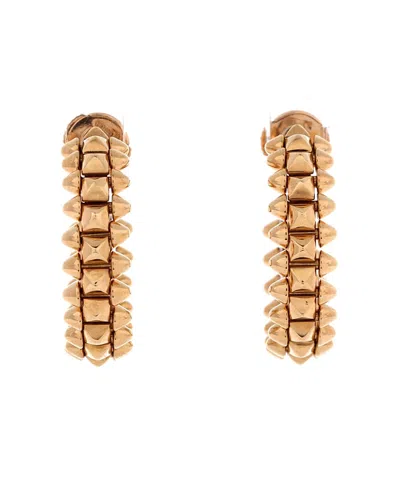 Pre-owned Pre-owned Cartier  Cartier Small 16.2mm Clash De Cartier Earrings 18k Rose Gold