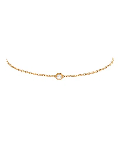 Pre-owned Pre-owned Cartier  Cartier Small D'amour Bracelet 18k Gold And Diamond