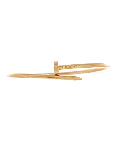 Pre-owned Pre-owned Cartier  Cartier Small Juste Un Clou Bracelet 18k Gold In Pink