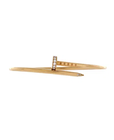 Pre-owned Pre-owned Cartier  Cartier Small Juste Un Clou Bracelet 18k Gold With Diamonds