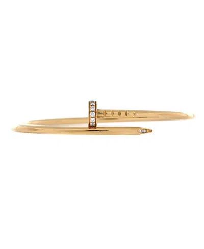 Pre-owned Pre-owned Cartier  Cartier Small Juste Un Clou Bracelet 18k Gold With Diamonds