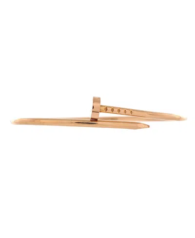 Pre-owned Pre-owned Cartier  Cartier Small Juste Un Clou Bracelet 18k Rose Gold In Pink